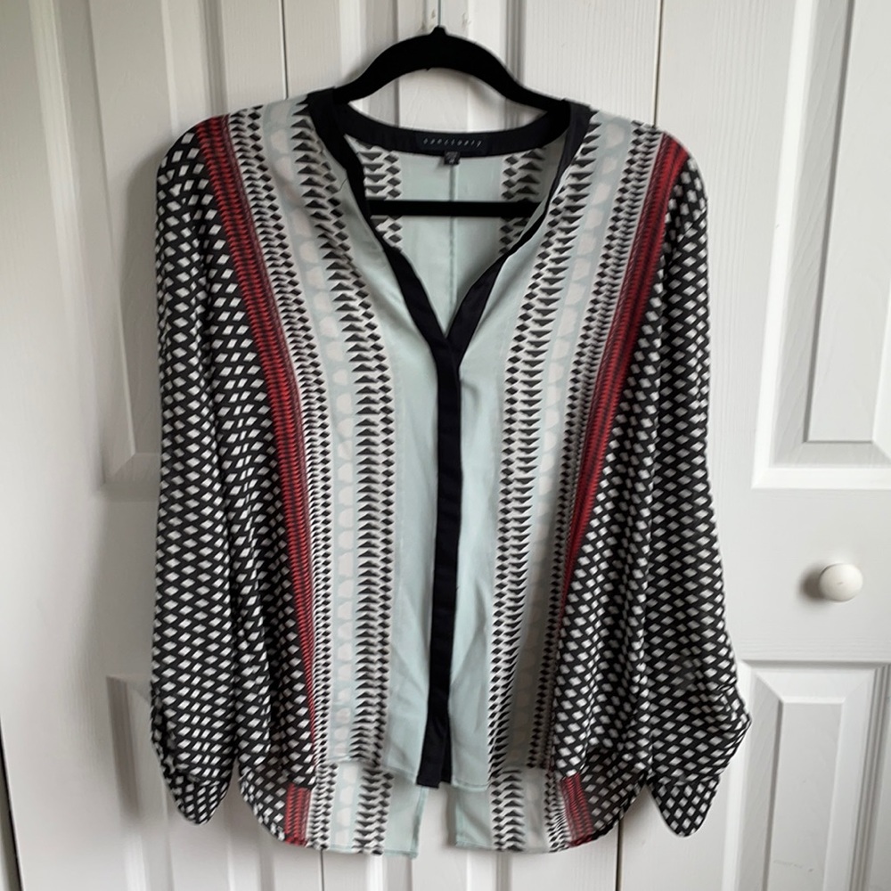 Long Sleeve Button Down Blouse